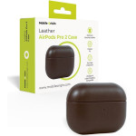 Mobile Origin Leather Case, brown - AirPods Pro 2 - (LC-APP-BRW01)