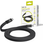 Mobile Origin Magnetic Flat Patented Original Cable USB-C to USB-C 1m, black - (MCF-USBC-1M-BLK)