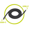 Mobile Origin Magnetic Flat Patented Original Cable USB-C to USB-C 1m, black - (MCF-USBC-1M-BLK)