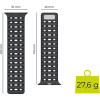 Mobile Origin Magnetic Strap, black - Apple Watch 49mm/46mm/45mm/44mm - (AWMS-01-BLK)