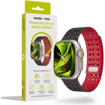 Mobile Origin Magnetic Strap, black/red - Apple Watch 49mm/46mm/45mm/44mm - (AWMS-01-BLK-RED)