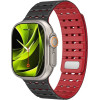 Mobile Origin Magnetic Strap, black/red - Apple Watch 49mm/46mm/45mm/44mm - (AWMS-01-BLK-RED)