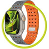 Mobile Origin Magnetic Strap, grey/orange - Apple Watch 49mm/46mm/45mm/44mm - (AWMS-01-GRY-ORG)