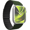 Mobile Origin Magnetic Watch Strap II, green/black - Apple Watch 49mm/46mm/45mm/44mm - (AWMS-02-GRN-BLK)