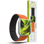 Mobile Origin Magnetic Watch Strap II, orange/black - Apple Watch 49mm/46mm/45mm/44mm - (AWMS-02-ORG-BLK)