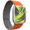 Mobile Origin Magnetic Watch Strap II, orange/grey - Apple Watch 49mm/46mm/45mm/44mm - (AWMS-02-ORG-GRY)
