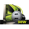 Mobile Origin Metal Car Charger 30W, CA13 - 2x USB-C - (MO-MCCH30W-CA13)