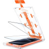 Mobile Origin Orange Screen Guard iPhone 15 Pro with easy applicator, 2 pack - (SGA-F-i15Pro-2pk)