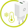 Mobile Origin PD20W Wall Charger MO12, white 1 USB-A + 1 USB-C - (FRL-PD20W-MO12)