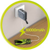 Mobile Origin PowerBank & Travel Charger, Lightning/USB-C Cable, MagSafe/AW/iPhone Compatible, grey - (PBT-03L-GRY)