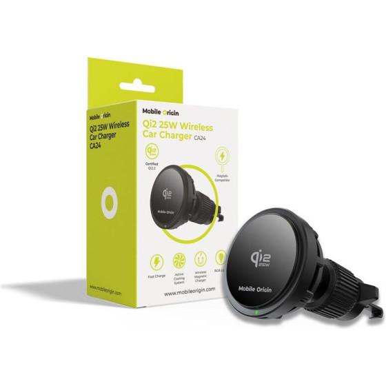 Mobile Origin Qi2 25W Wireless Car Charger CA24 - (MO-WCCH-CA24)