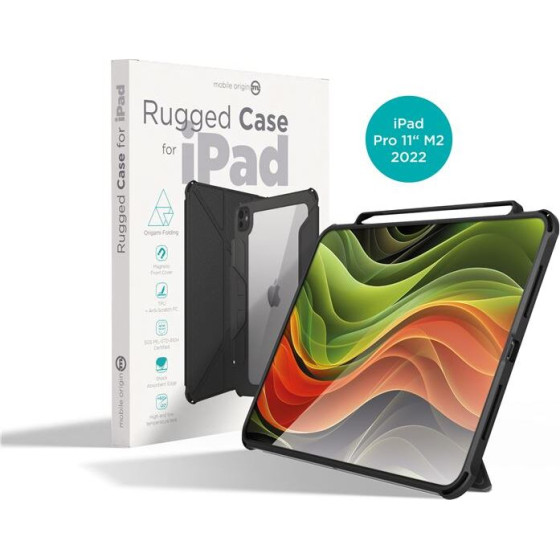 Mobile Origin Rugged Case, black - iPad Pro 11'' M2 2022 4th gen - (RCIPP-11-2022-BLK)