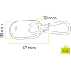 Mobile Origin Samsung SmartTag2 Case, black - (MO-SST2-BLK)