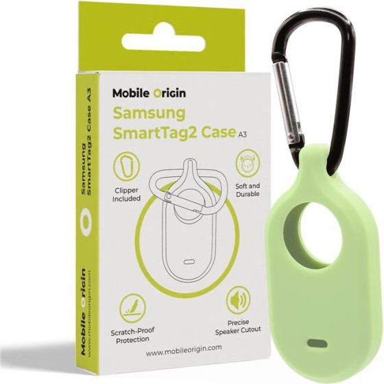 Mobile Origin Samsung SmartTag2 Case, fosfor green - (MO-SST2-FGRN)
