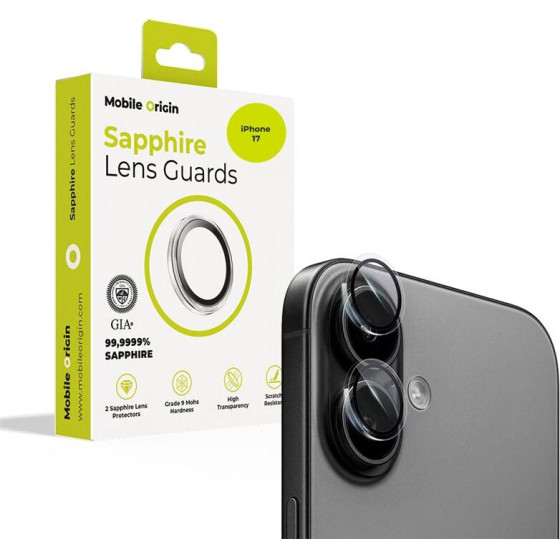 Mobile Origin Sapphire Lens guards, clear - iPhone 17 - (SALG-i17-CLR)
