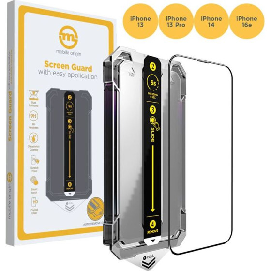 Mobile Origin Screen Guard iPhone 16e/14/13/13 Pro with easy application - (SGZ-i14)
