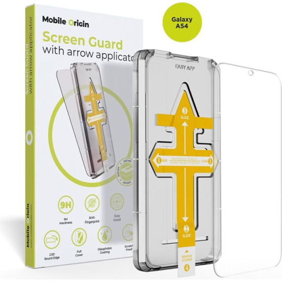 Mobile Origin Screen Guard Samsung Galaxy A54 5G with arrow applicator - (SGZ-GA54)