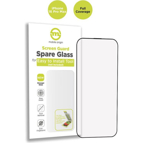 Mobile Origin Screen Guard Spare Glass Full Coverage - iPhone 16 Pro Max - (SGA-SP-F-i16ProMax)