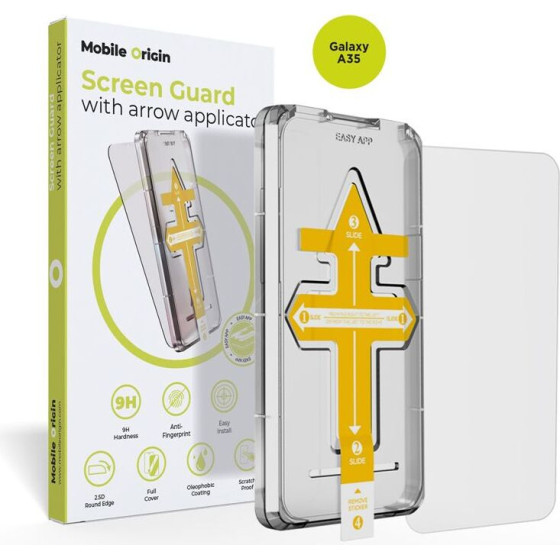 Mobile Origin Screen Guard with arrow applicator - Samsung Galaxy A35 - (SGZ-GA35)