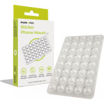 Mobile Origin Sticker Phone Mount O1, clear white - (MO-SPM-C-WHT)
