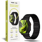 Mobile Origin Titanium Band Modena, black - Apple Watch Ultra 49mm - (MO-TBM-BLK)