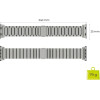 Mobile Origin Titanium Band Modena, natural - Apple Watch Ultra 49mm - (MO-TBM-SLV)