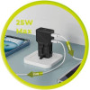 Mobile Origin Travel adapter 25W, EU/US/UK/AU, white - (TAD25-2P-WHT)