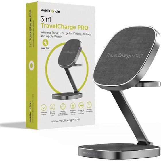 Mobile Origin TravelCharge PRO Grey - (TC31-UC-GRY)
