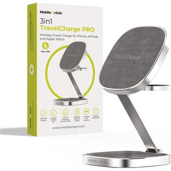 Mobile Origin TravelCharge PRO Silver - (TC31-UC-SLV)
