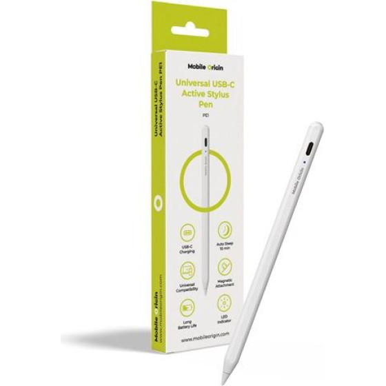 Mobile Origin Universal USB-C Active Stylus Pen PE1 - (MO-UAS-PE1)