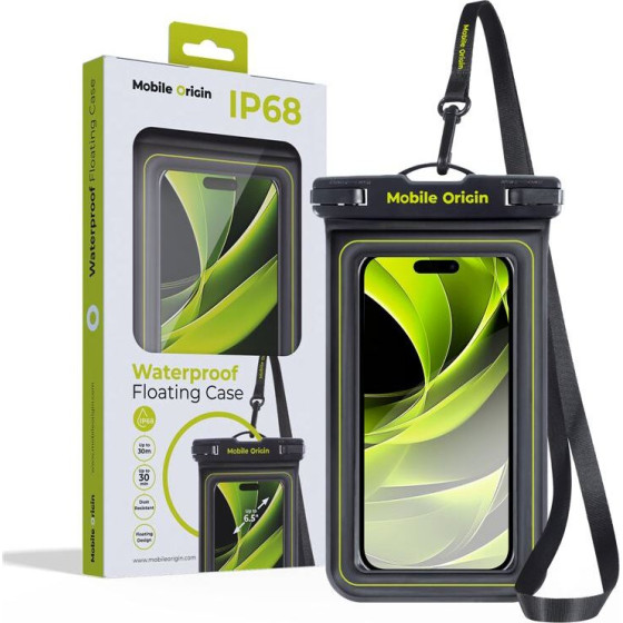 Mobile Origin Waterproof Floating Case 6,5'', black/green - (DBL-BLK-GRN01)