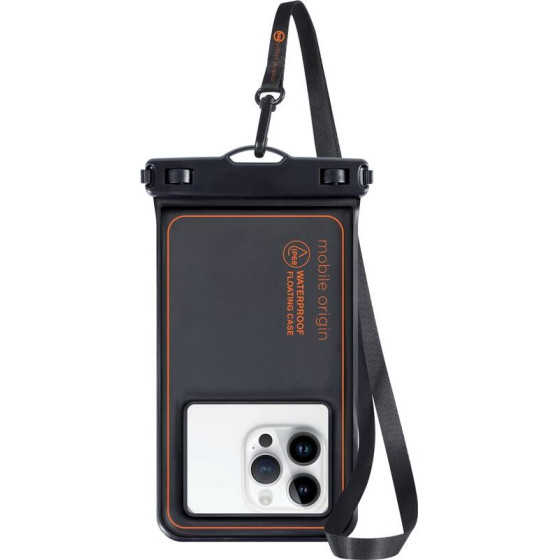 Mobile Origin Waterproof Floating case 6,5'', black/orange - (DBL-BLK-ORG01)
