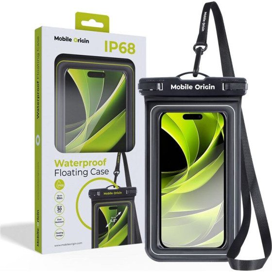 Mobile Origin Waterproof Floating Case 6,8'', black/white - (DBXL-BLK-WHT01)