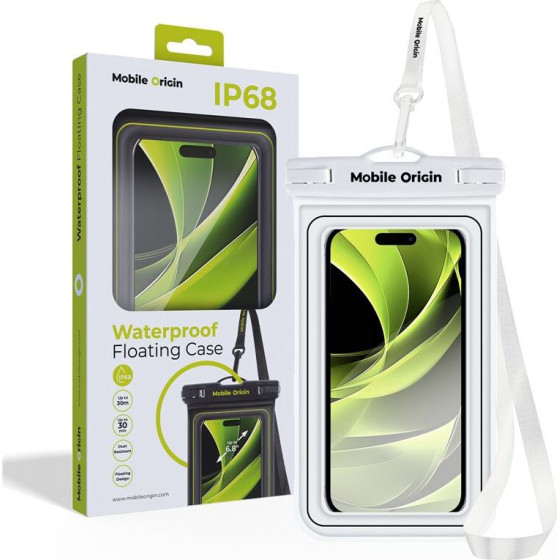 Mobile Origin Waterproof Floating Case 6,8'', white/black - (DBXL-WHT-BLK01)
