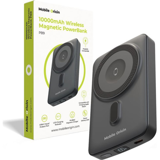 Mobile Origin Wireless Magnetic PowerBank10000mAh PB9 - (MO-WMP-PB9)