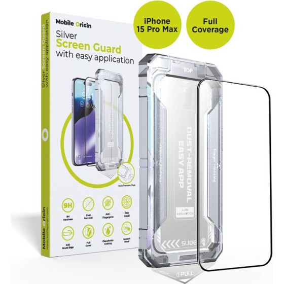 Mobile Origin Yellow Screen Guard iPhone 15 Pro Max with easy application - (SGZ-i15ProMax)