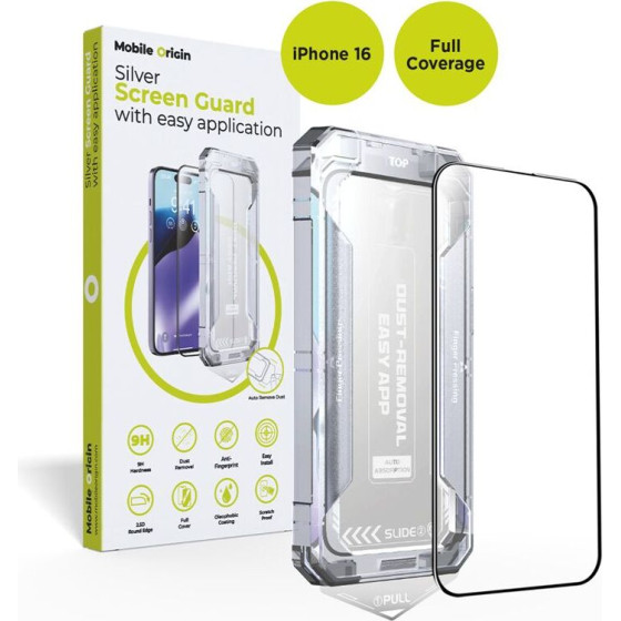 Mobile Origin Yellow Screen Guard with easy application, iPhone 16 - (SGZ-i16)