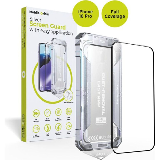 Mobile Origin Yellow Screen Guard with easy application, iPhone 16 Pro - (SGZ-i16Pro)