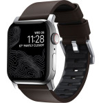 Nomad Active Strap Pro Brown,silver - Apple Watch 49mm/46mm/45mm/44mm/42mm - (NM1A4mSNW0)