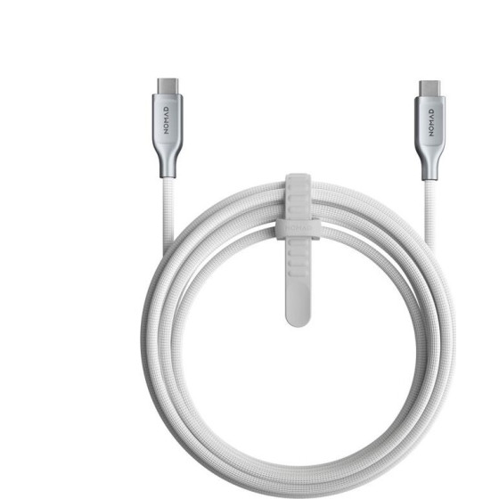 Nomad Kevlar Cable, USB-C to USB-C, 3.0m, white - (NM014681858)