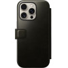 Nomad Leather Folio, green chrome - iPhone 16 Pro - (NM01385585)