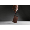 Nomad Magnetic Leather Back, black (Horween), Magsafe - iPhone 17 Pro - (NM014414858)