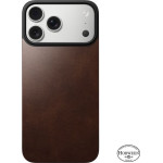 Nomad Magnetic Leather Back, rustic brown (Horween), Magsafe - iPhone 17 Pro Max - (NM014384858)