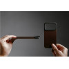 Nomad Magnetic Leather Back, rustic brown (Horween), Magsafe - iPhone 17 Pro Max - (NM014384858)