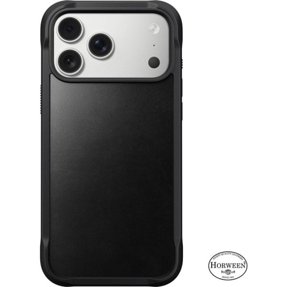 Nomad Modern Leather Case, black (Horween) - iPhone 17 Pro Max - (NM011789858)
