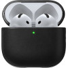 Nomad Modern Leather Case, black - Airpods 4 - (NM014582858)