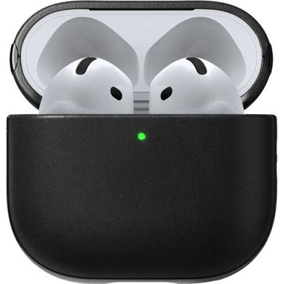Nomad Modern Leather Case, black - Airpods 4 - (NM014582858)