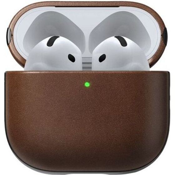 Nomad Modern Leather Case, brown - Airpods 4 - (NM014599858)