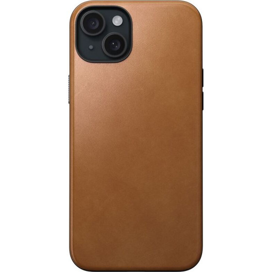Nomad Modern Leather Case, english tan - iPhone 15 Plus - (NM01611585)