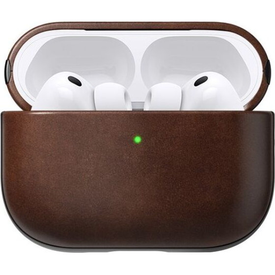 Nomad Modern Leather Case, rustic brown (Horween) - Airpods Pro 3 - (NM011284858)